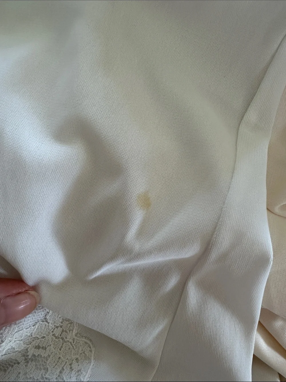 Vintage‎ 60s Pinehurst  Creamy White Half Slip with Lace Hem - Picture 7 of 7